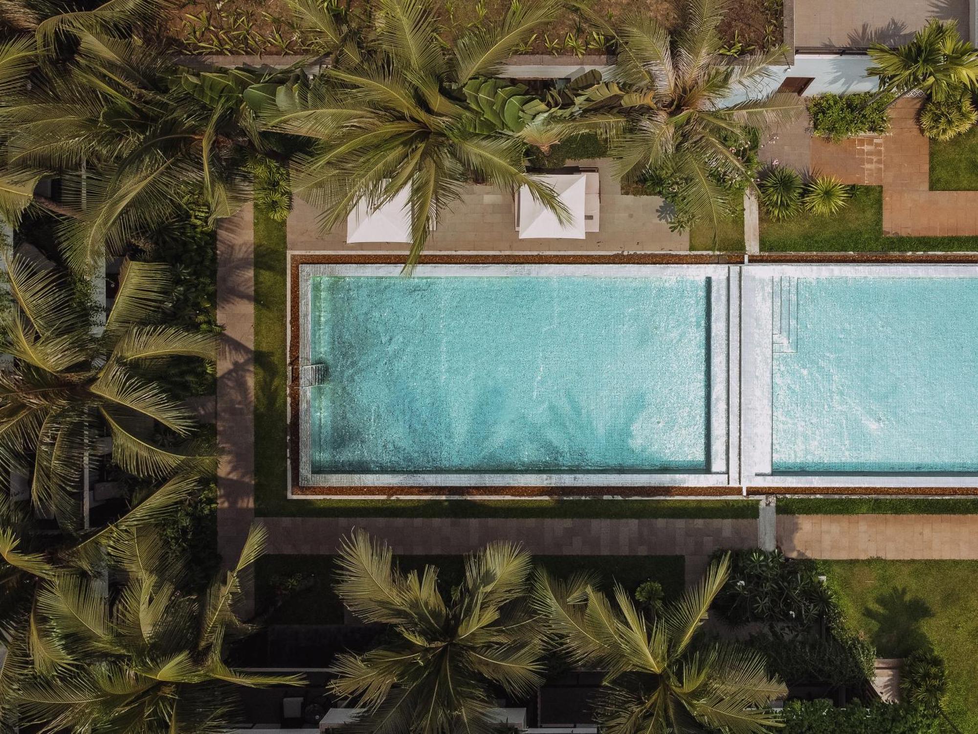 Shintana Saya La Maison سيام ريب المظهر الخارجي الصورة Aerial view of the pool at the 2018 edition of the 10 Days of Design